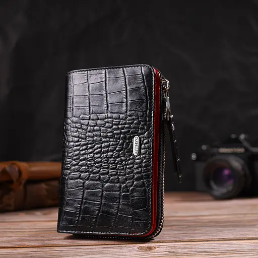 Жіночий шкіряний гаманець Canpellini 9.5х15.5х2.5 см acs0025561 - фото 6