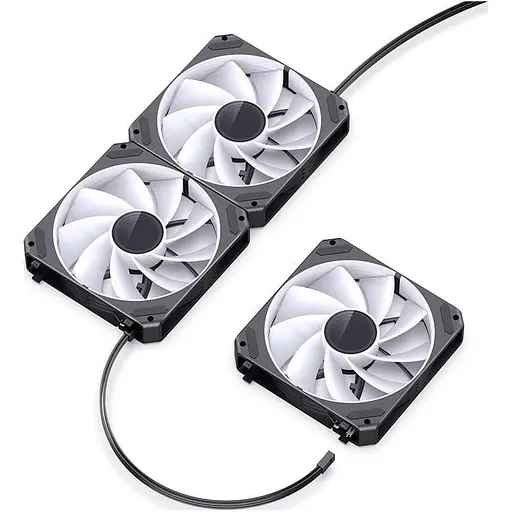 Вентилятор Jonsbo ZG-120BR (3in1) Black (120mm, 500-1500RPM, 36.8dB, 4pin) (ZG-120BR Black) - фото 4