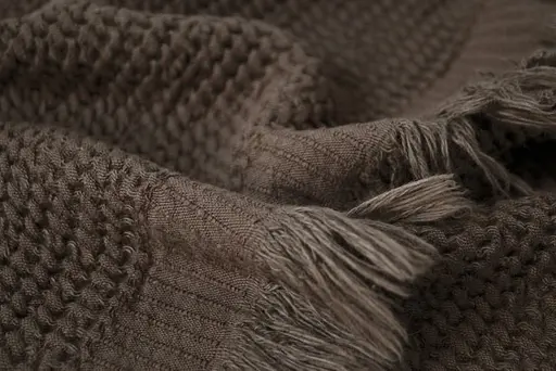 Полотенце Lotus Home Rius dark brown темно-коричневое 90х170 см (svt-2000022346658) - фото 6