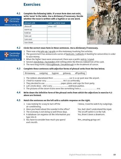 English Phrasal Verbs in Use 2nd Edition. Intermediate - фото 10