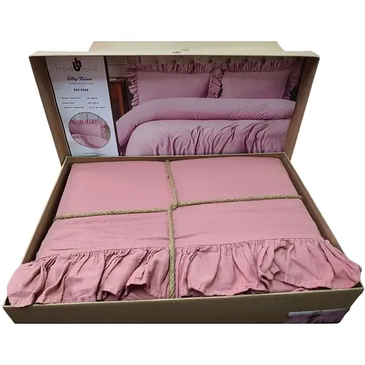 Постільна білизна Ash Rose Варена Бавовна - Сатин Bravo Home pbe0052148 - фото 1