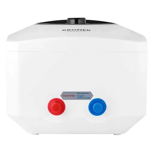 Водонагреватель Kroner Small K10SA1.5 1500 Вт, мокрый ТЭН, 10 л, квадратный, вертикальный, над мойкой, белый (CV034583) - фото 5