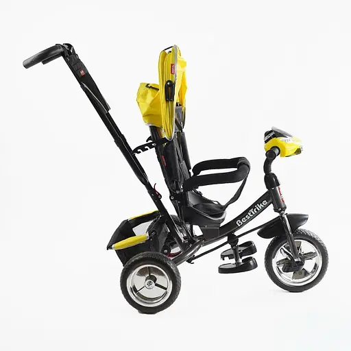 Трехколесный велосипед Best Trike 6588/62-119 с музыкальной панелью желтый - фото 2