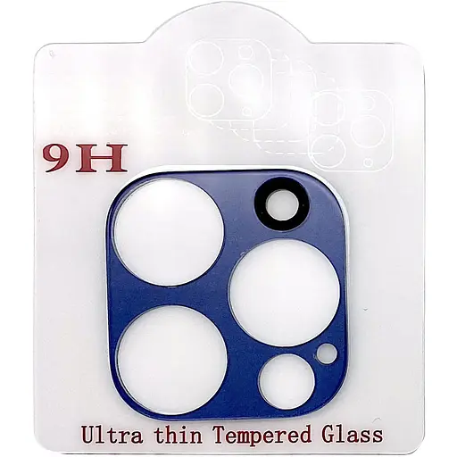 Захисне скло на камеру DK 3D Color Glass для Apple iPhone 12 Pro blue