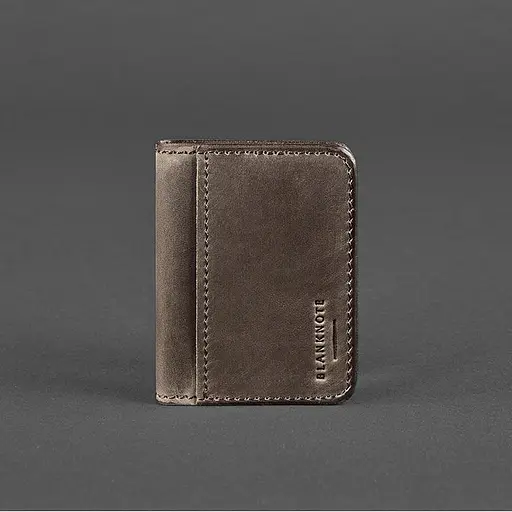 Кожаная обложка для ID-паспорта и водительского заседания 4.1 темно-коричневая с гербом - фото 6