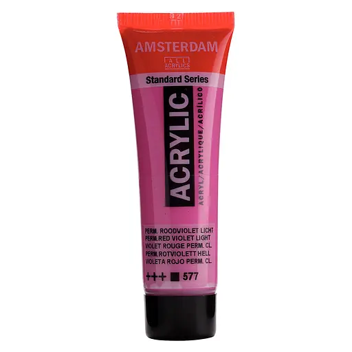 Фарба акрилова AMSTERDAM (577) Перм. червоно-фіолетовий світлий 20 мл Royal Talens - фото 1