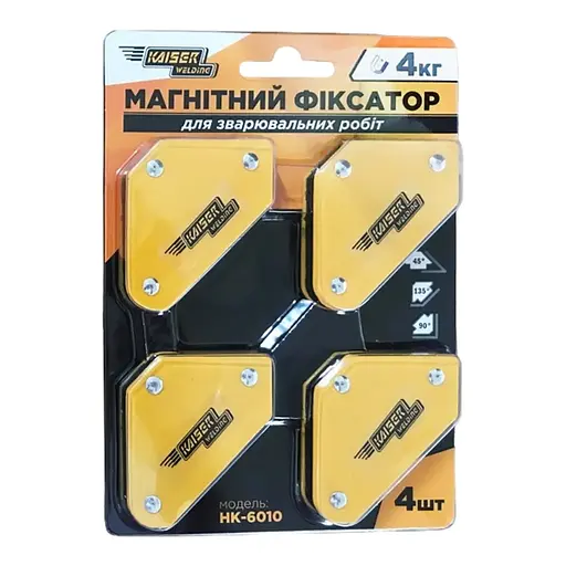 Магнитный фиксатор Kaiser HК-6010 до 4кг 4 шт. (90702)