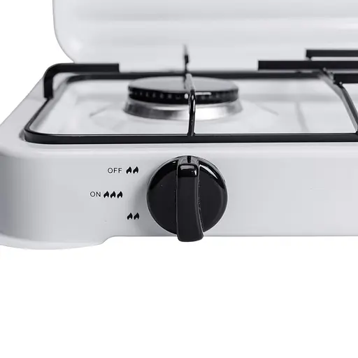 Настільна газова плита Sokany SK-6002W 2 конфорки 4.4 кВт під балонний газ для Білий - фото 5
