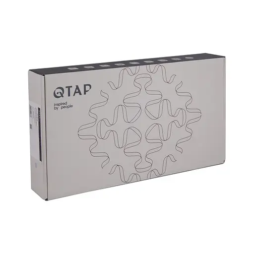 Смеситель для умывальника Qtap Vlasta New высокий QTVLA269GMB45653 Gunmetal Black PVD Шлифованный черный хром - фото 5