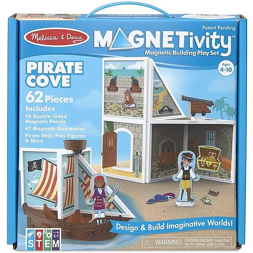 Игровой набор Melissa & Doug Пиратская бухта магнитный (MD30664)