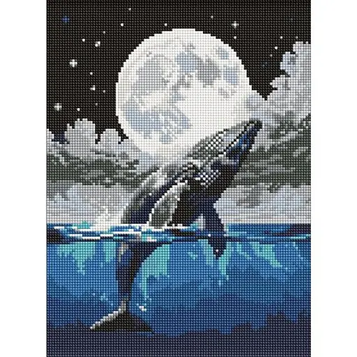 Алмазная мозаика Прыжок к небесам AMO8233, 30х40см
