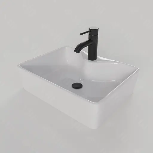 Умивальник VBI Forli white накладний VBI-011100, Білий - фото 5