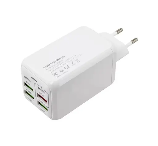 Зарядное устройство для Super Fast Charger Voltronic ADCPD006 150 W 4xUSB + 2xType-C PD+QC4.0 - фото 5