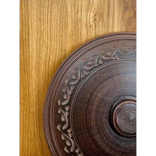 Супник 2.5 літра керамічний (глиняний) різьблений Декор - фото 7