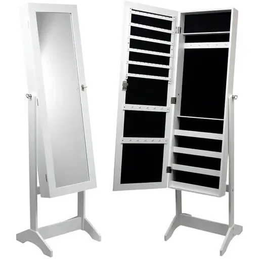 Підлогове дзеркало-шафа Chomik Victoria білий - фото 3