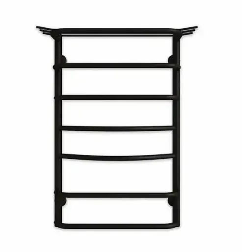 Рушникосушка водяна Deffi Юність П7 500х800 мм нижнє підкл. Чорний - фото 1