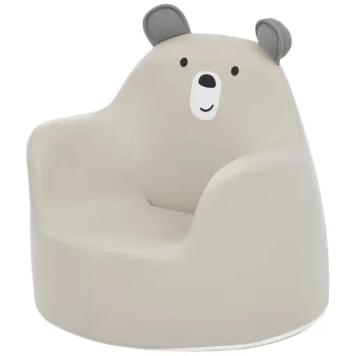 Дитяче крісло-пуфік Bambi Ведмедик M 5721 Bear м’яке з екошкіри