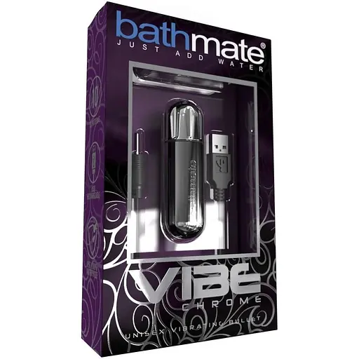 Вибропуля Bathmate Vibe Bullet Chrome глубокая вибрация - фото 3