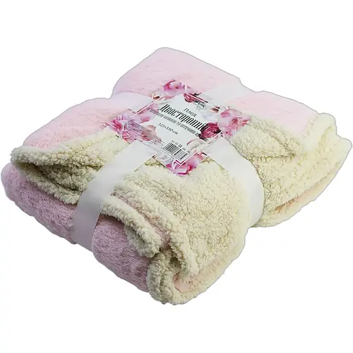 Плед двосторонній Werk зі штучною овчиною та штучним хутром 125х150 см в асортименті (130337) - фото 4