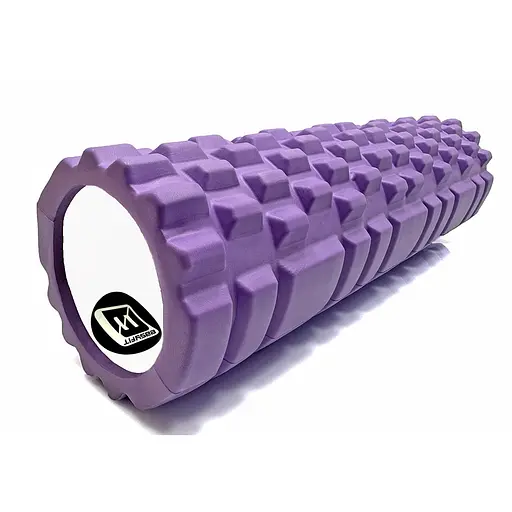 Массажный ролик EasyFit Grid Roller 45 см v.2.1 Фиолетовый (EF-2027-V) - фото 1