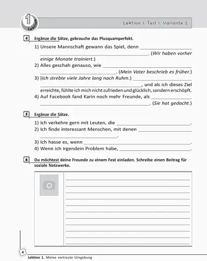 Німецька мова. 10 клас. Тестовий зошит до підручника «Dеutsch lernen ist super!» - фото 5