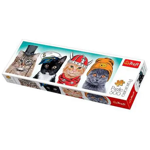 Пазл Trefl Пухнастий екіпаж 500 ел. панорама (29504) - фото 1