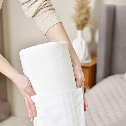 Подушка валик ортопедическая Ideia с эффектом памяти ErgoRoll 40х15х15 см (8000036078) - фото 6