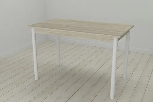 Стіл кухонний Ferrum-decor Беніта 75x120x80 Білий ДСП Сонома 16мм (FRD-106285)