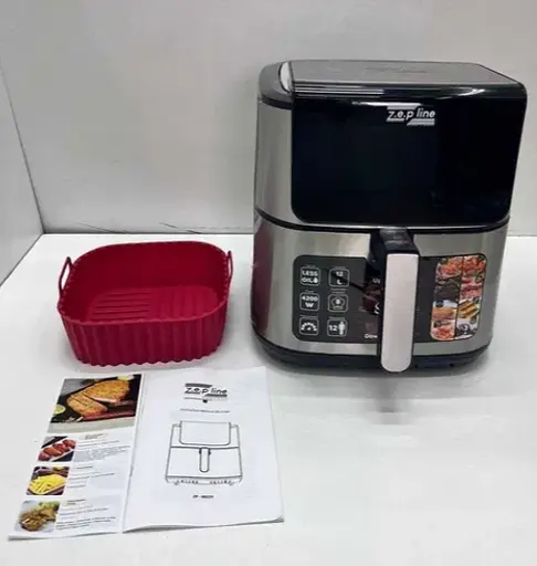 Аерофритюрниця Zepline ZP-00235 на 12л аерогриль з сенсорним керуванням на 2 ТЕНа 4200Вт Чорний - фото 7