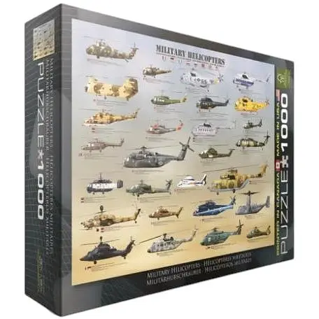 Пазл EuroGraphics Военные вертолеты 1000 эл. (6000-0088)