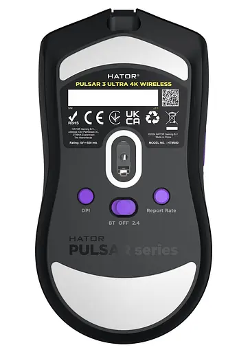 Миша HATOR Pulsar 3 Ultra 4K Wireless Black (HTM680) - фото 6