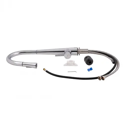 Змішувач для кухні Qtap Evicka 9135103UC з висувним виливом - фото 7