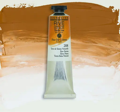 Масляная краска Rive gauche 40 мл, Сиена натуральная (Raw Sienna) - фото 2