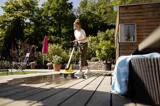 Аппарат для чистки террас Karcher PCL 3-18 аккумуляторный 18 В 3,7 кг без АКБ и ЗП - фото 6