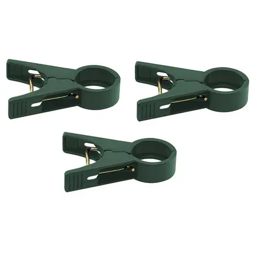 Зажимы для фиксации растений Bradas 20 мм, 20 шт, GREEN (TYK20GR/20) - фото 1