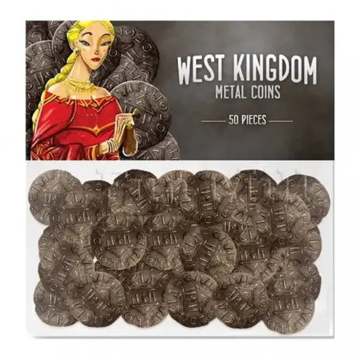 Аксесуар Renegat Games Набір монет до гри Архітектори Західного Королівства Architects of the West Kingdom metal coins (LOB21136UA) - фото 1