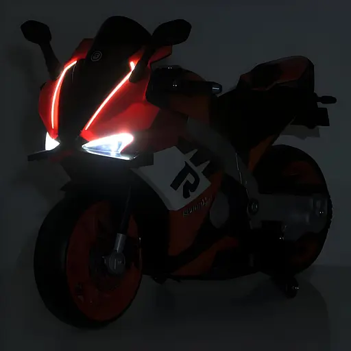 Электромобиль детский Bambi Мотоцикл Ducati M 6013EL-1 24V на аккумуляторе с USB музыкой и дополнительными колесами - фото 4