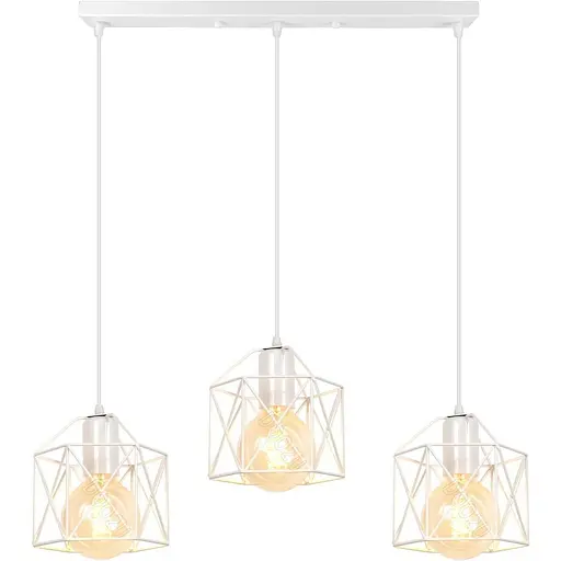 PETITES ECRAVISSES Подвесной промышленный светильник 3 лампы Винтаж E27