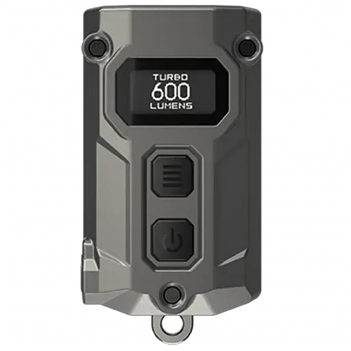 Фонарь брелок Nitecore TINI 3 2xNiteLab UHE LED 600 лм USB-C (5 режимов) Серый - фото 2