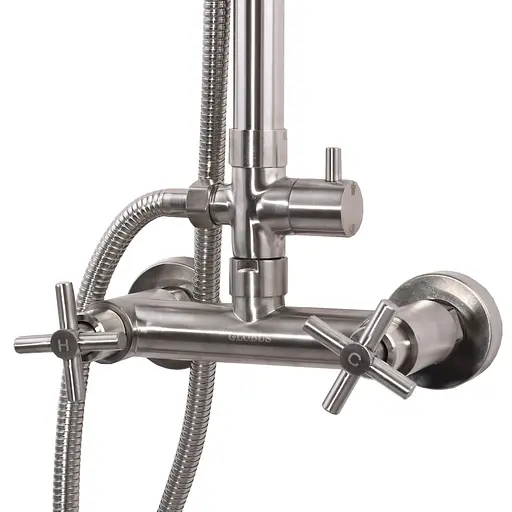 Душова система Globus Lux Dukat SD4-SH-02, Нержавіюча сталь - фото 3