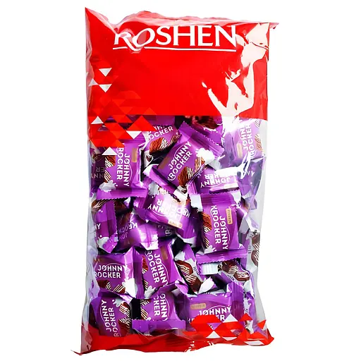 Конфеты вафельные Roshen Johnny Krocker Milk 1 кг - фото 2