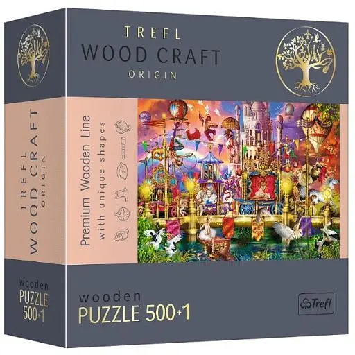 Пазл Trefl деревянный фигурный Волшебный мир 500+1 эл. (20156)