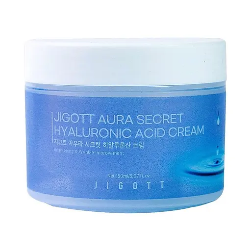 Увлажняющий крем для лица Гиалурон Aura Secret Hyaluronic Acid Cream Jigott 150 мл - фото 1