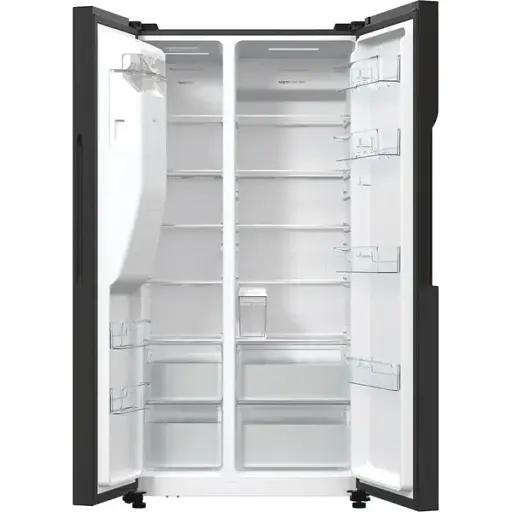 Холодильник Gorenje SBS 179х70х92 см 2 двери 376(190) л А++ NF+ Инв. диспенсер генератор льда Внешний диспл черный - фото 8