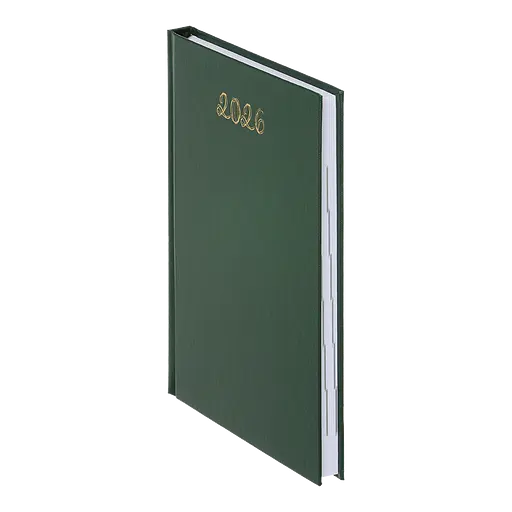 Ежедневник датированный Buromax Optimal 2026 A5 бумвинил зеленый (BM.2121-04) - фото 2