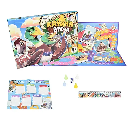 Настільна дитяча гра «Качина втеча» 30608 українською мовою - фото 2