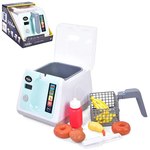 Дитячий ігровий набір "Фритюрниця" Infunbebe RP88555 звукові та світлові ефекти - фото 2