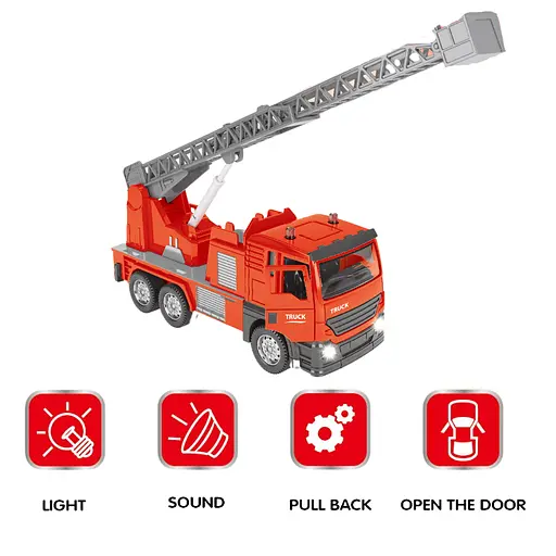 Спецтехника металлическая, CLM11K, свет, звук (В ассортименте) - фото 2