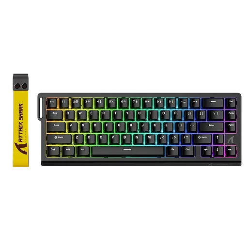 Клавиатура Attack Shark X68 HE RGB Black - фото 1