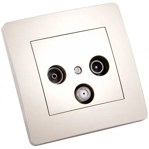Розетка Brille TB-FM + TV + Sat ch (L15-062) - фото 3